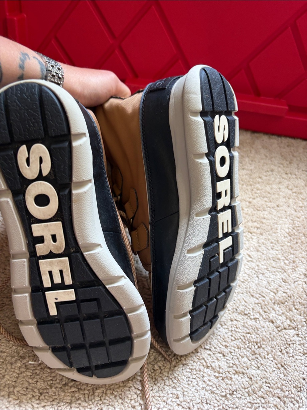 Sorel Explorer Carnival waterproof winter boots size 7.5 - Picture 6 of 7